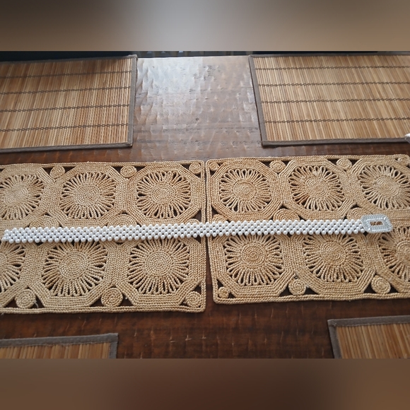 Faux Pearl And Rhinestone Belt - Picture 3 of 5